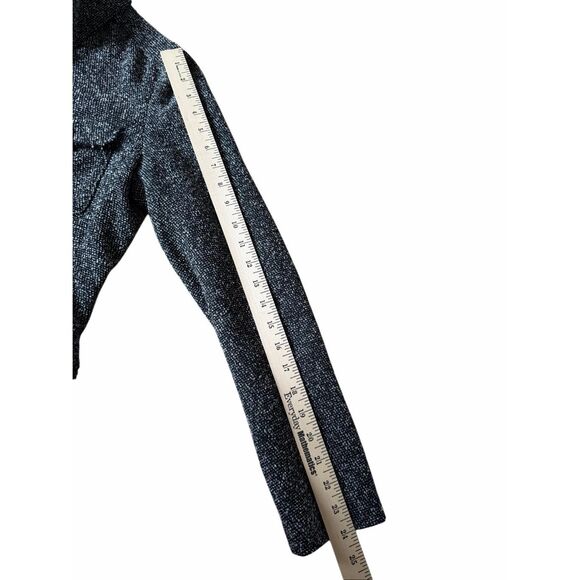 Rag & Bone Wool Tweed Utility Blazer Jacket in gray size 8 - Picture 5 of 9